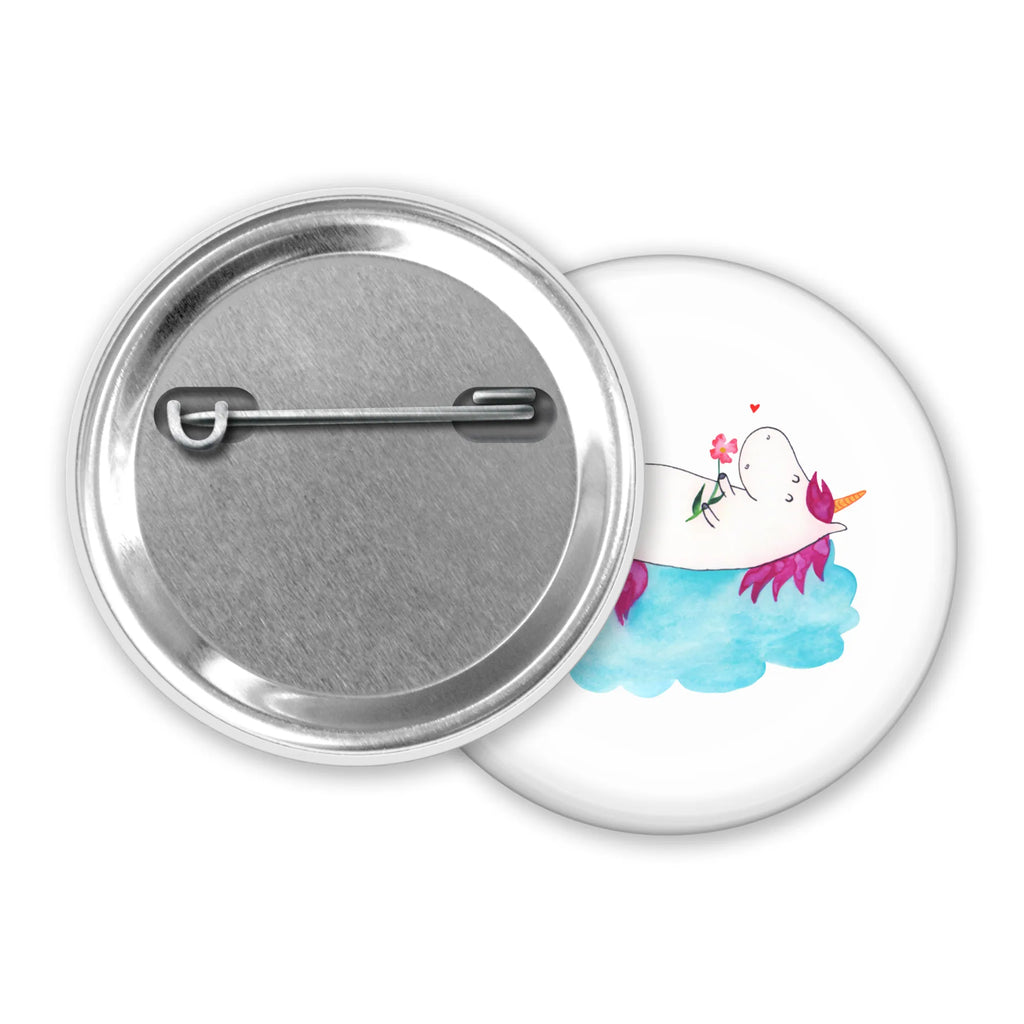 Button Einhorn verliebt auf Wolke 50mm Button, Button, Pin, Anstecknadel, Einhorn, Einhörner, Einhorn Deko, Pegasus, Unicorn, verliebt, Liebe, Liebesbeweis, Freundin, Wolke