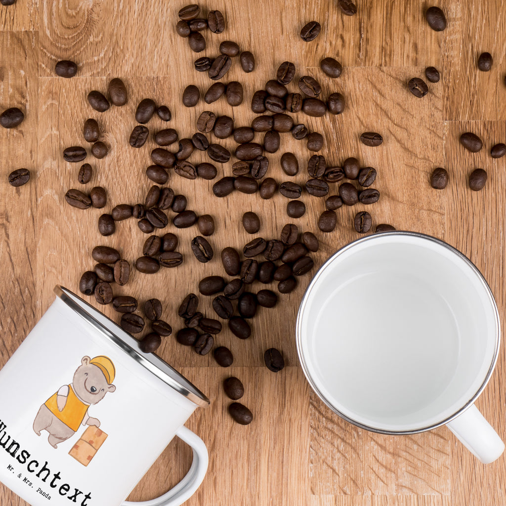 Personalisierte Emaille Tasse Möbelpackerin mit Herz Emaille Tasse personalisiert, Emaille Tasse mit Namen, Campingtasse personalisiert, Namenstasse, Campingtasse bedrucken, Campinggeschirr personalsisert, tasse mit namen, personalisierte tassen, personalisierte tasse, tasse selbst gestalten, tasse bedrucken, tassen bedrucken, Beruf, Ausbildung, Jubiläum, Abschied, Rente, Kollege, Kollegin, Geschenk, Schenken, Arbeitskollege, Mitarbeiter, Firma, Danke, Dankeschön, Möbelpackerin, Umzugshelferin, Umzugsfirma, Umzugsservice