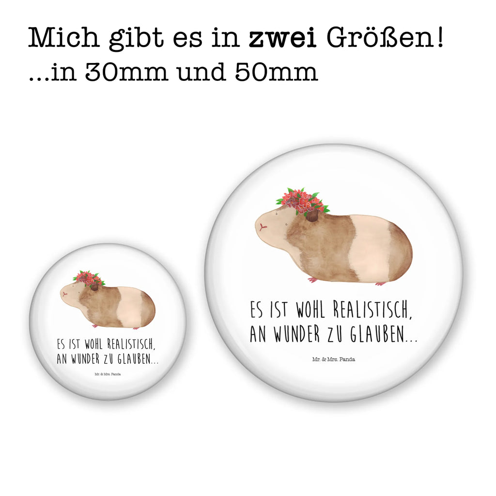 Button Meerschweinchen weise 50mm Button, Button, Pin, Anstecknadel, Tiermotive, Gute Laune, lustige Sprüche, Tiere, Meerschweinchen, Meerie, Meeries, Wunder, Blumenkind, Realität, Spruch, Weisheit, Motivation, Wunderland