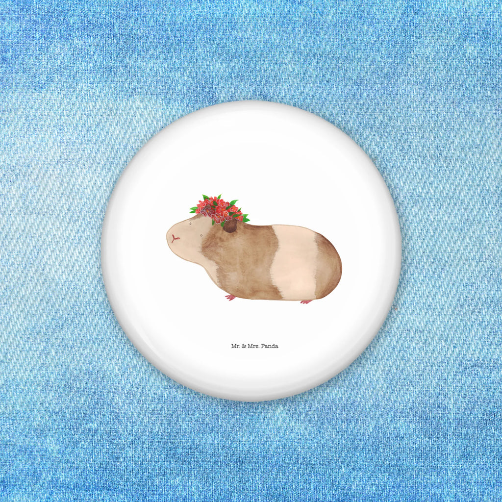 Button Meerschweinchen weise 50mm Button, Button, Pin, Anstecknadel, Tiermotive, Gute Laune, lustige Sprüche, Tiere, Meerschweinchen, Meerie, Meeries, Wunder, Blumenkind, Realität, Spruch, Weisheit, Motivation, Wunderland