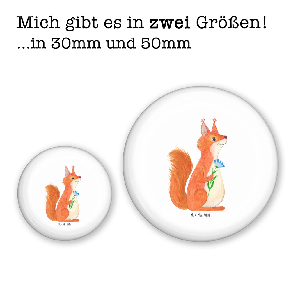 Button Eichhörnchen Blume 50mm Button, Button, Pin, Anstecknadel, Tiermotive, Gute Laune, lustige Sprüche, Tiere, Eichhörnchen, Eichhorn, Spruch positiv, Lachen, Spaß, Motivation Sprüche, Motivation Bilder, glücklich Spruch, Spruch Deko