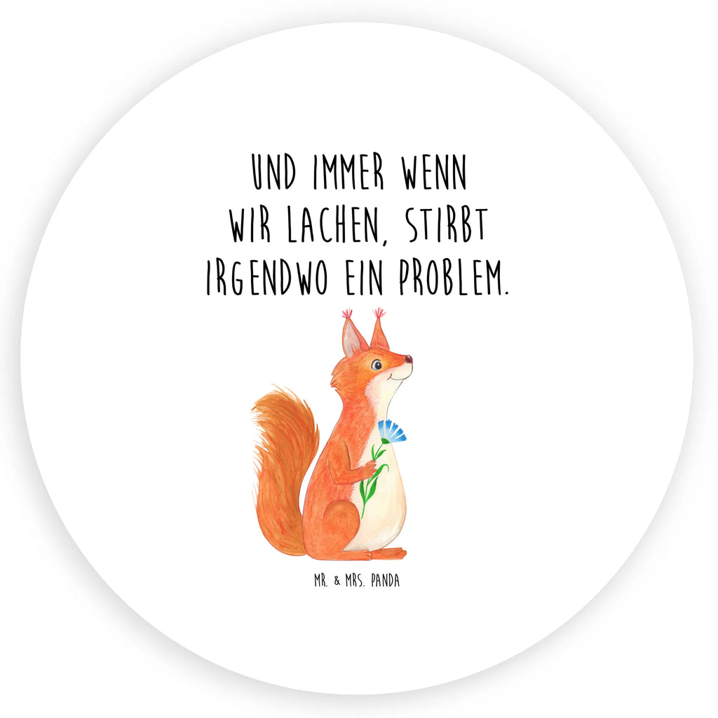 Rund Aufkleber Eichhörnchen Blume Sticker, Aufkleber, Etikett, Tiermotive, Gute Laune, lustige Sprüche, Tiere, Eichhörnchen, Eichhorn, Spruch positiv, Lachen, Spaß, Motivation Sprüche, Motivation Bilder, glücklich Spruch, Spruch Deko