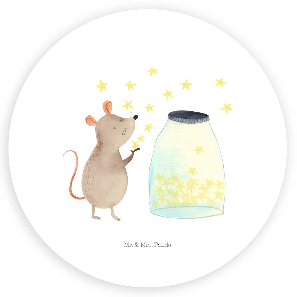 Rund Aufkleber Maus Sterne Sticker, Aufkleber, Etikett, Tiermotive, Gute Laune, lustige Sprüche, Tiere, Maus, Sterne, Wunsch, Kind, Taufe, Taufgeschenk, Geburt, Schwangerschaft, erstes Kind, Kindergeburtstag, Geburtstag, Hoffnung, Träume