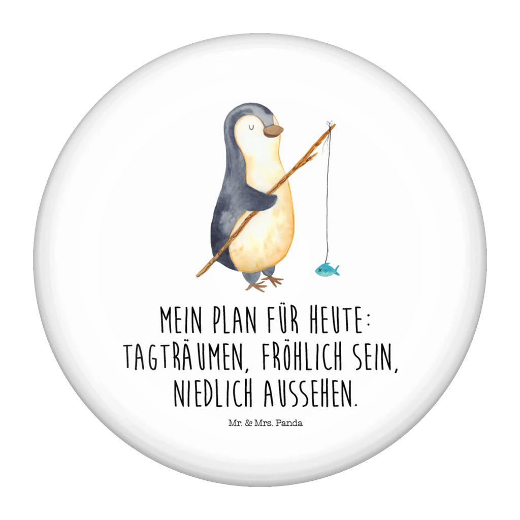 Button Pinguin Angler 50mm Button, Button, Pin, Anstecknadel, Pinguin, Pinguine, Angeln, Angler, Tagträume, Hobby, Plan, Planer, Tagesplan, Neustart, Motivation, Geschenk, Freundinnen, Geschenkidee, Urlaub, Wochenende