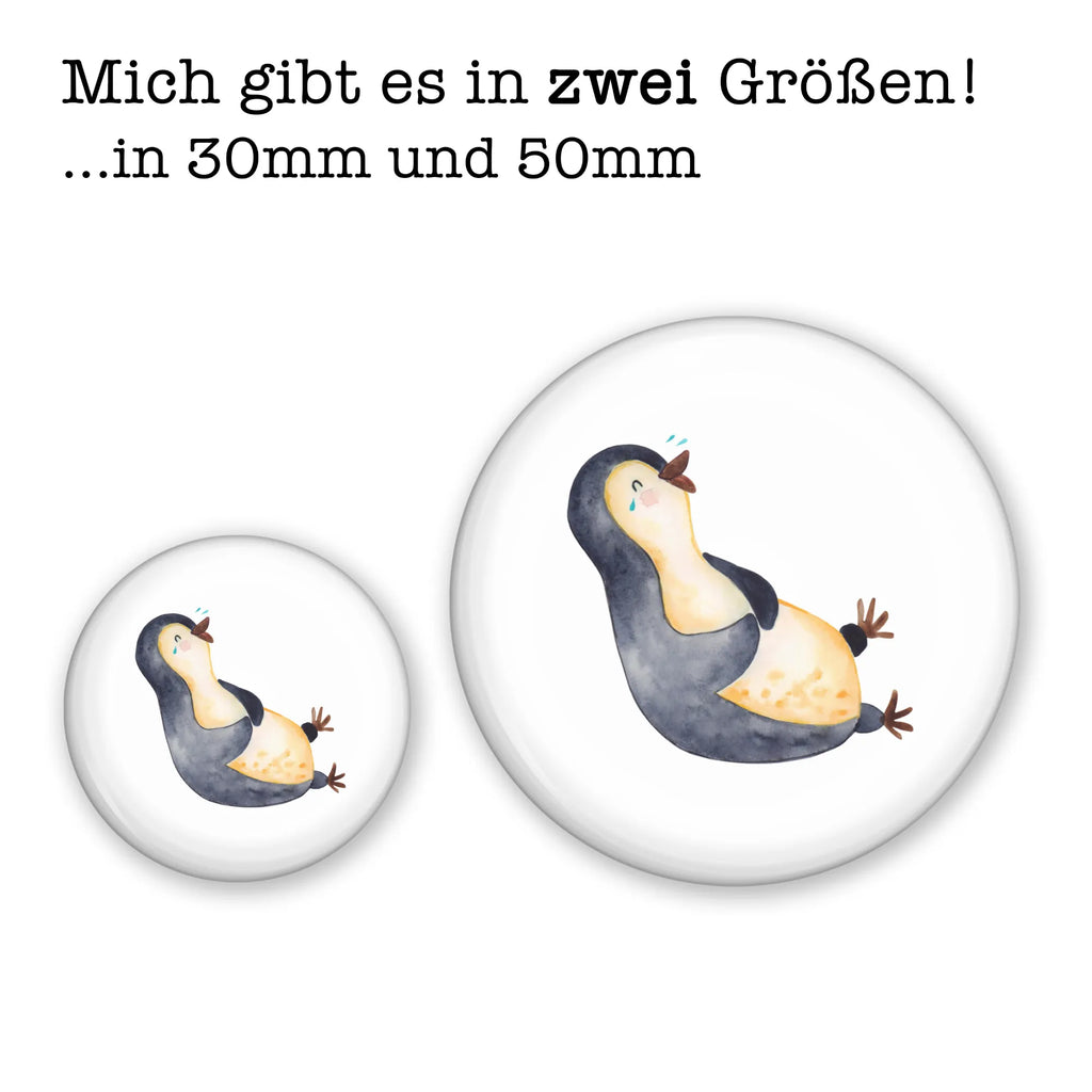 Button Pinguin lachend 50mm Button, Button, Pin, Anstecknadel, Pinguin, Pinguine, lustiger Spruch, Optimismus, Fröhlich, Lachen, Humor, Fröhlichkeit