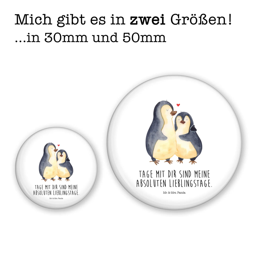 Button Pinguin umarmend 50mm Button, Button, Pin, Anstecknadel, Pinguin, Liebe, Liebespaar, Liebesbeweis, Liebesgeschenk, Verlobung, Jahrestag, Hochzeitstag, Hochzeit, Hochzeitsgeschenk