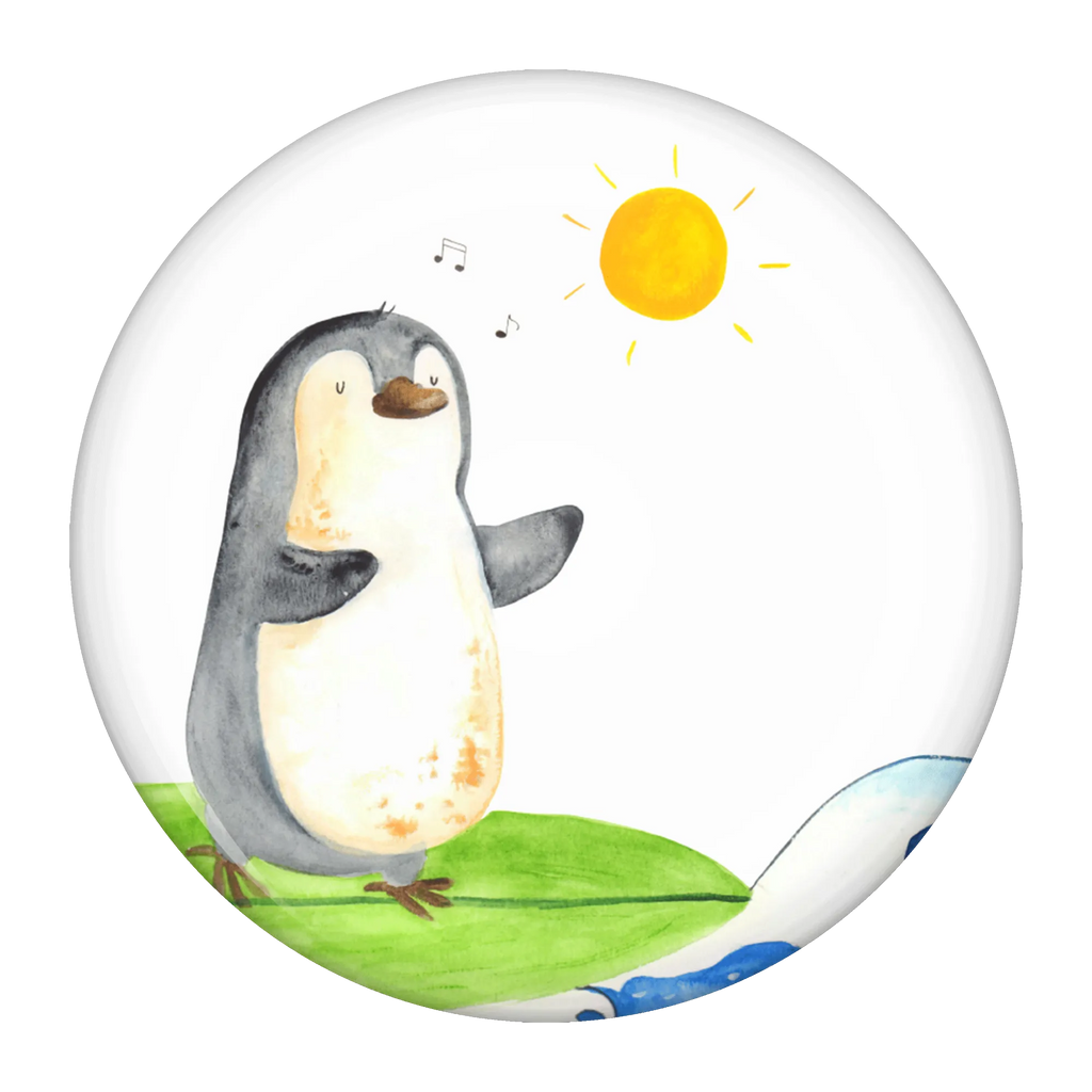 Button Pinguin Surfer 50mm Button, Button, Pin, Anstecknadel, Pinguin, Pinguine, surfen, Surfer, Hawaii, Urlaub, Wellen, Wellen reiten, Portugal