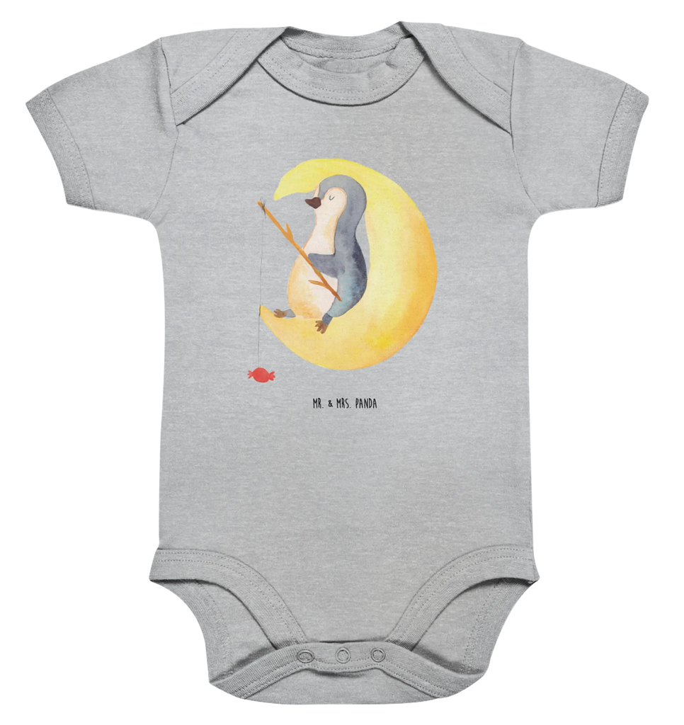 Organic Baby Body Pinguin Mond Babykleidung, Babystrampler, Strampler, Wickelbody, Baby Erstausstattung, Junge, Mädchen, Pinguin, Pinguine, Spruch, schlafen, Nachtruhe, Einschlafen, Schlafzimmer, Schlafstörungen, Gästezimmer