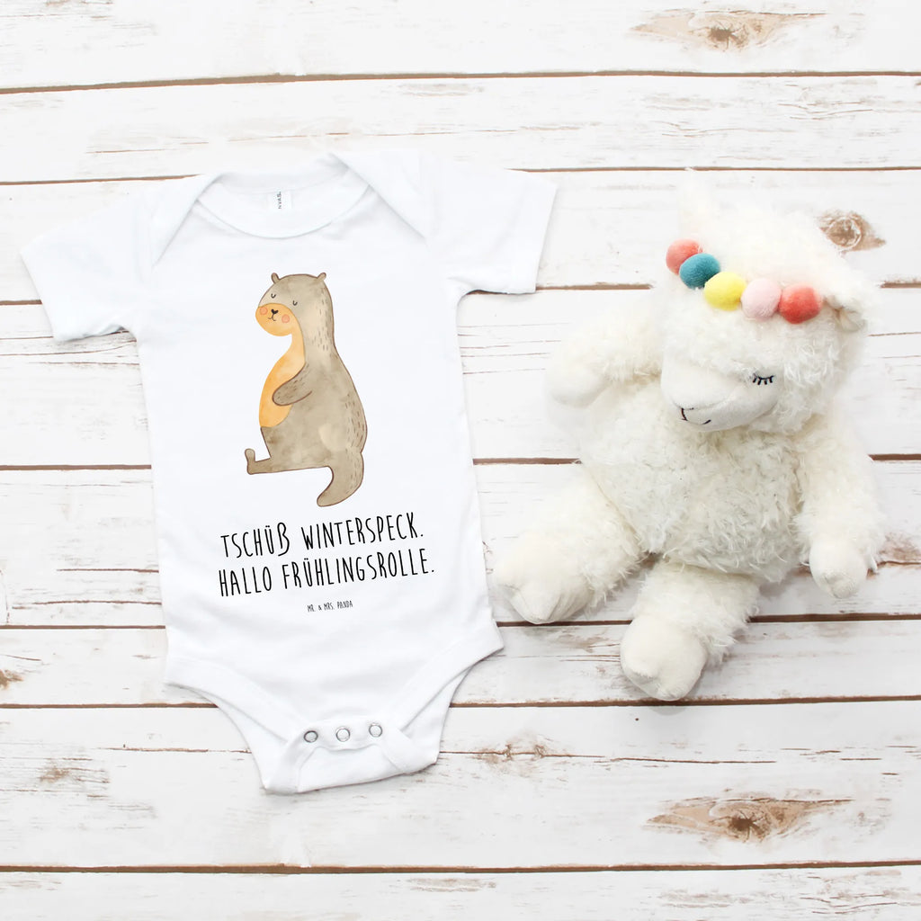 Organic Baby Body Otter Bauch Babykleidung, Babystrampler, Strampler, Wickelbody, Baby Erstausstattung, Junge, Mädchen, Otter, Fischotter, Seeotter, Otter Seeotter See Otter