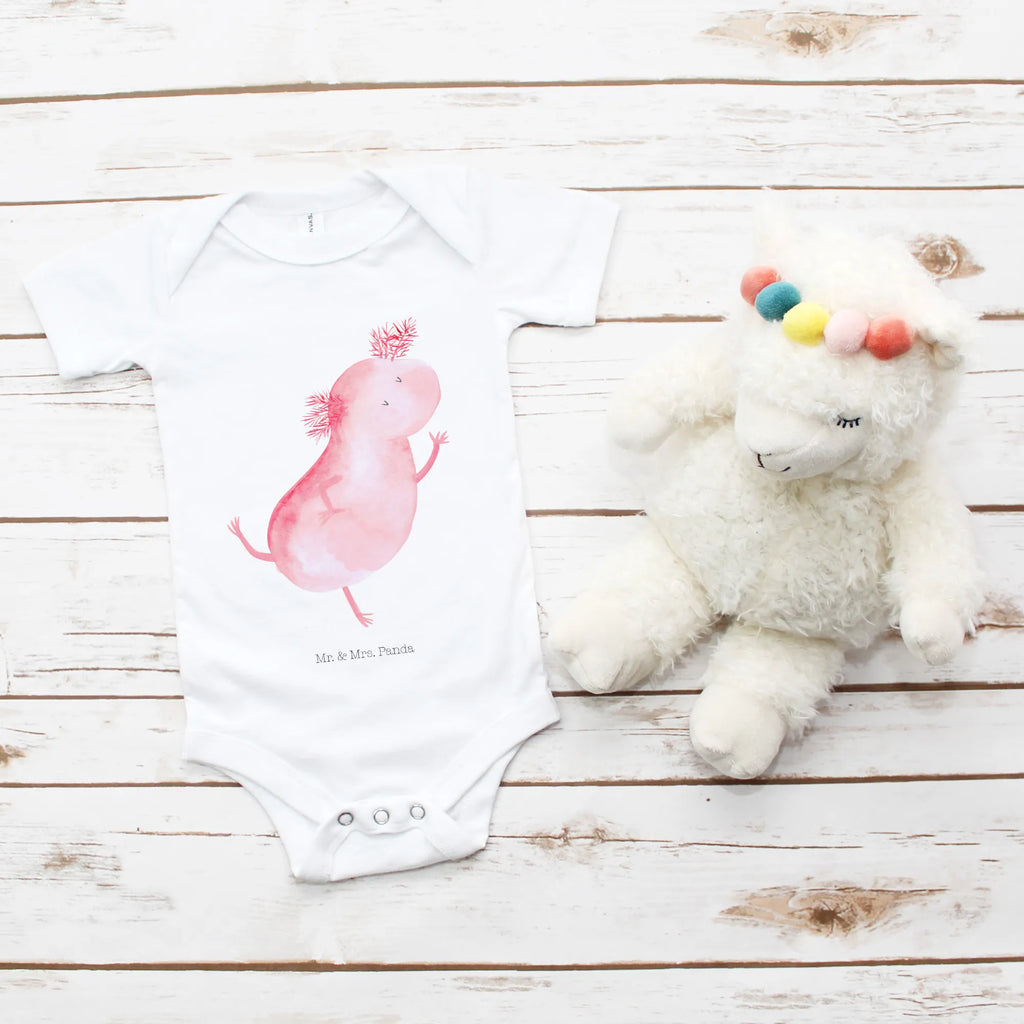 Organic Baby Body Axolotl Tanzen Babykleidung, Babystrampler, Strampler, Wickelbody, Baby Erstausstattung, Junge, Mädchen, Axolotl, Molch, Axolot, Schwanzlurch, Lurch, Lurche, Dachschaden, Sterne, verrückt, Freundin, beste Freundin