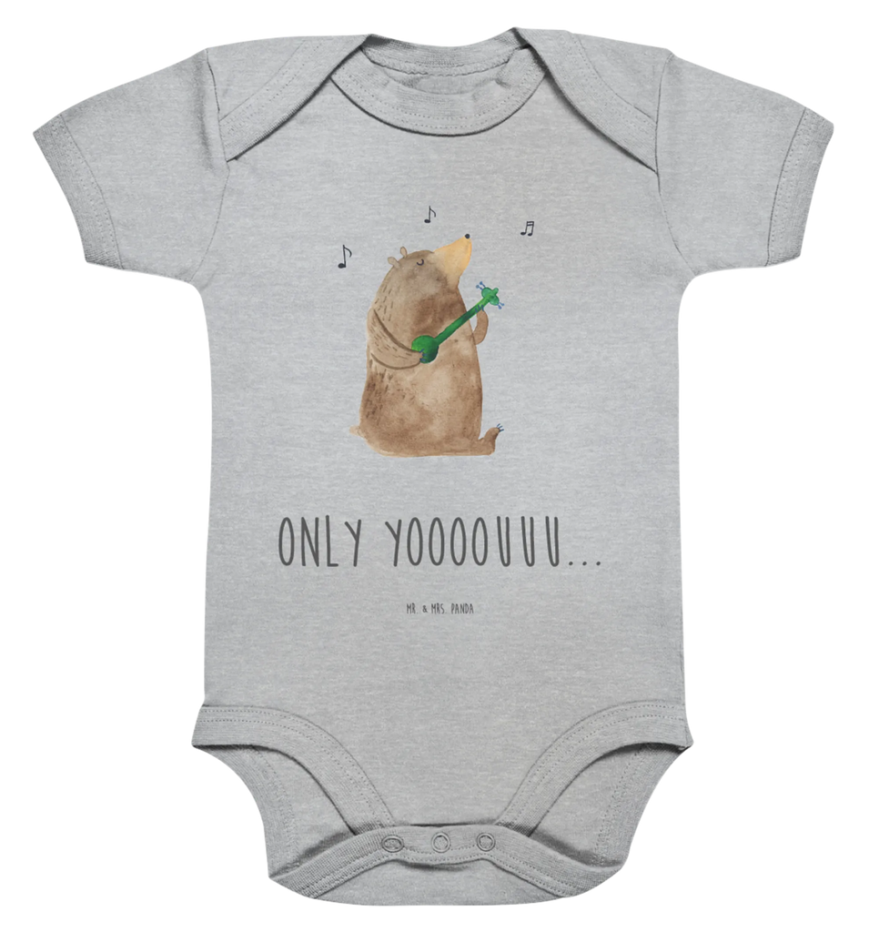 Organic Baby Body bear guitar Babykleidung, Babystrampler, Strampler, Wickelbody, Baby Erstausstattung, Junge, Mädchen, Bär, Teddy, Teddybär