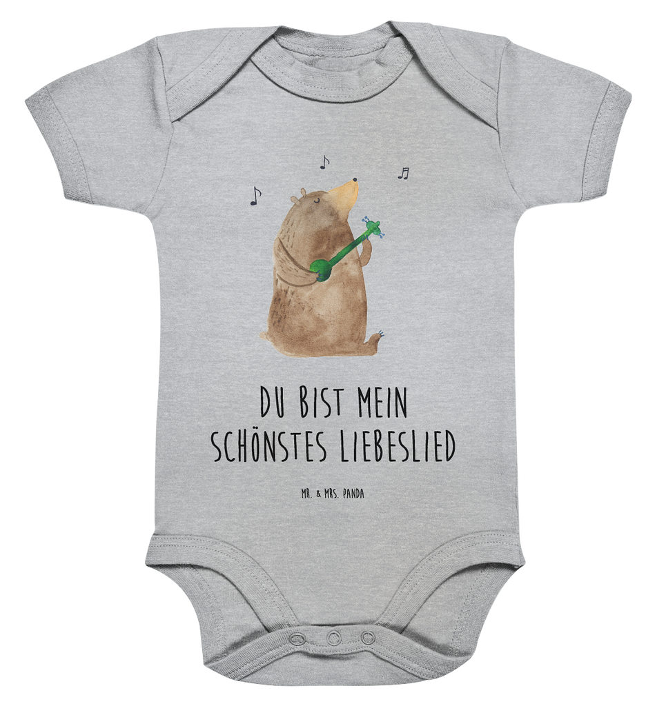 Organic Baby Body Bär Lied Babykleidung, Babystrampler, Strampler, Wickelbody, Baby Erstausstattung, Junge, Mädchen, Bär, Teddy, Teddybär, Bärchen, Bear, Liebeslied, Lied, Song, Valentinstag, Valentine, Geschenk, Partner, Liebe, Freundin, Frau, Herz, Spruch