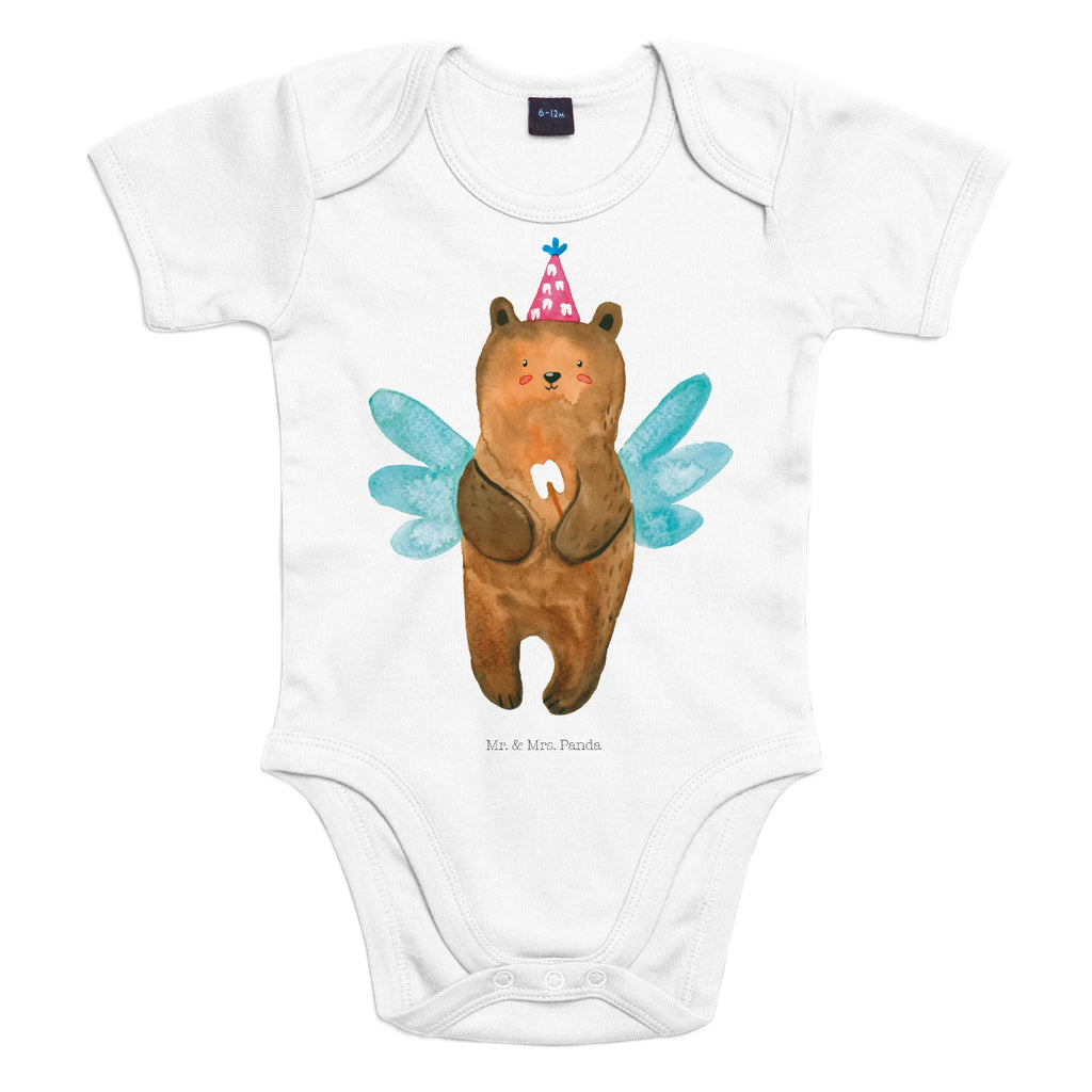 Organic Baby Body Bär Zahnfee Babykleidung, Babystrampler, Strampler, Wickelbody, Baby Erstausstattung, Junge, Mädchen, Bär, Teddy, Teddybär, Zahnfee, Fee, Milchzahn, Erster Zahn