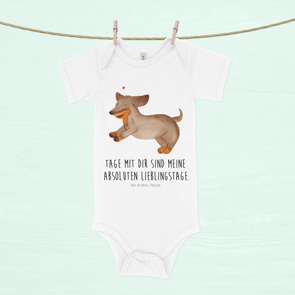 Organic Baby Body Hund Dackel Babykleidung, Babystrampler, Strampler, Wickelbody, Baby Erstausstattung, Junge, Mädchen, Hund, Hundemotiv, Haustier, Hunderasse, Tierliebhaber, Hundebesitzer, Sprüche, Hunde, Dackel, Dachshund, happy dog