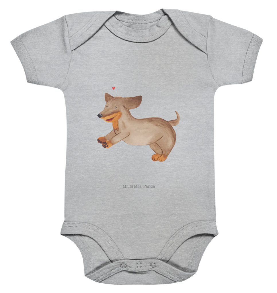 Organic Baby Body Hund Dackel Babykleidung, Babystrampler, Strampler, Wickelbody, Baby Erstausstattung, Junge, Mädchen, Hund, Hundemotiv, Haustier, Hunderasse, Tierliebhaber, Hundebesitzer, Sprüche, Hunde, Dackel, Dachshund, happy dog