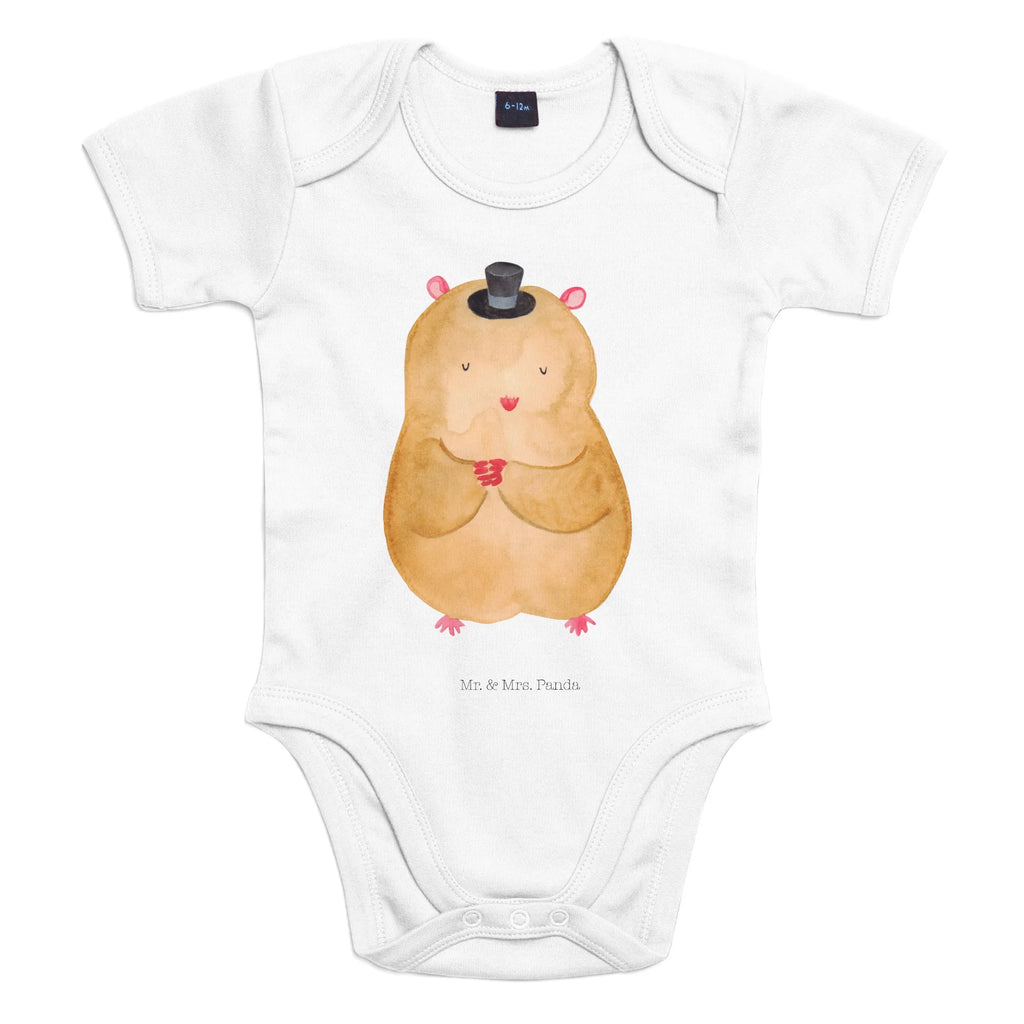 Organic Baby Body Hamster Hut Babykleidung, Babystrampler, Strampler, Wickelbody, Baby Erstausstattung, Junge, Mädchen, Tiermotive, Gute Laune, lustige Sprüche, Tiere, Hamster, Hut, Magier, Zylinder, Zwerghamster, Zauberer