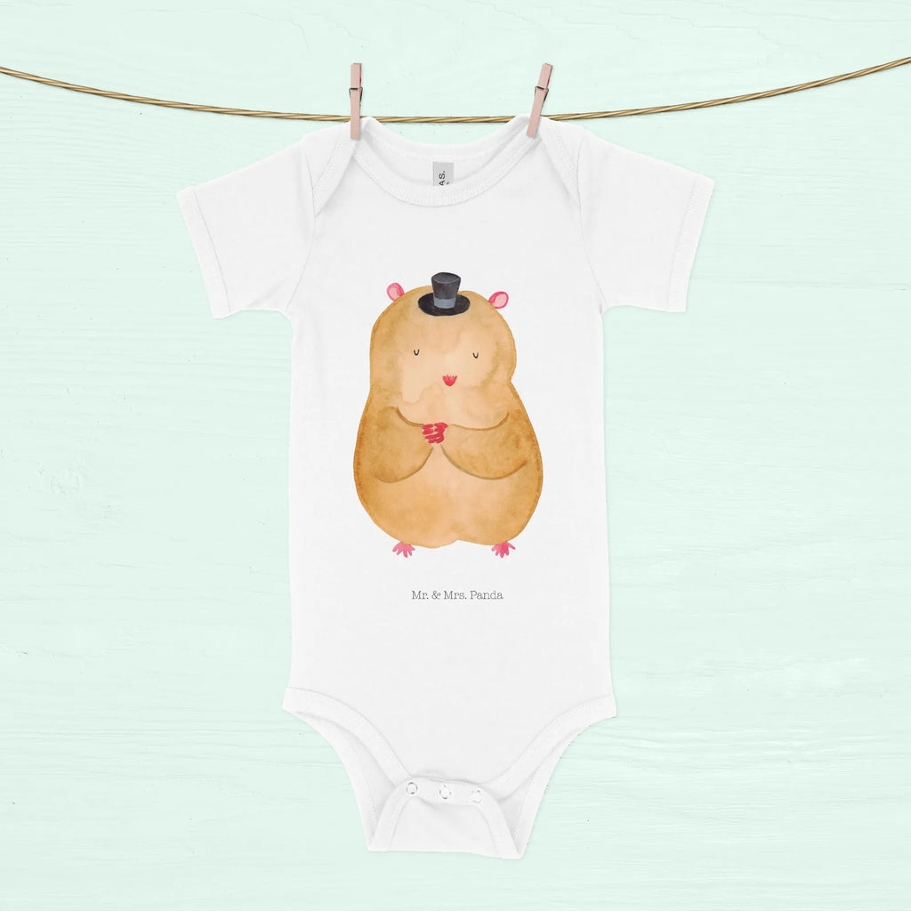 Organic Baby Body Hamster Hut Babykleidung, Babystrampler, Strampler, Wickelbody, Baby Erstausstattung, Junge, Mädchen, Tiermotive, Gute Laune, lustige Sprüche, Tiere, Hamster, Hut, Magier, Zylinder, Zwerghamster, Zauberer