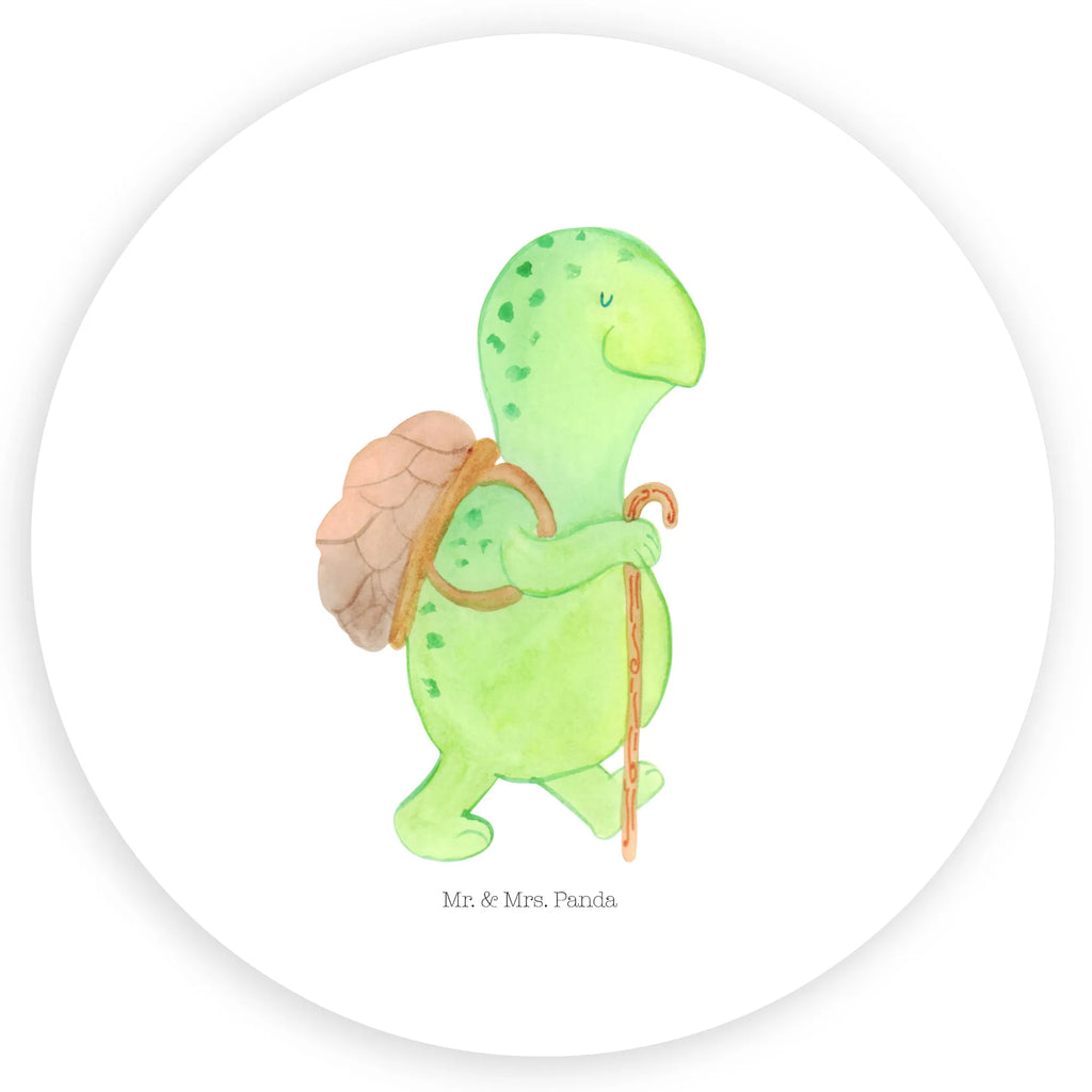 Rund Aufkleber Schildkröte Wanderer Sticker, Aufkleber, Etikett, Schildkröte, Schildkröten, Motivation, Motivationsspruch, Motivationssprüche, Neuanfang