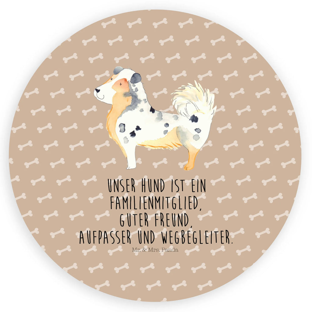 Rund Aufkleber Australien Shepherd Sticker, Aufkleber, Etikett, Hund, Hundemotiv, Haustier, Hunderasse, Tierliebhaber, Hundebesitzer, Sprüche, Australien Shepherd, Shepherd, Hundeliebe, Familienhund, Spruch