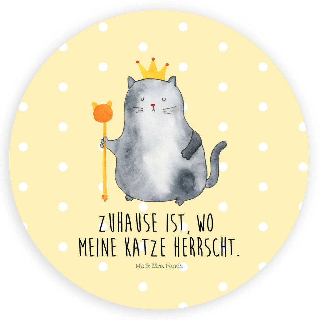 Rund Aufkleber Katzen Koenig Sticker, Aufkleber, Etikett, Katze, Katzenmotiv, Katzenfan, Katzendeko, Katzenfreund, Katzenliebhaber, Katzenprodukte, Katzenartikel, Katzenaccessoires, Katzensouvenirs, Katzenliebhaberprodukte, Katzenmotive, Katzen, Kater, Mietze, Cat, Cats, Katzenhalter, Katzenbesitzerin, Haustier, König, Königin, Queen, Familie, Mietzhaus, Wohnung, erste eigenen Wohnung, Umzug, Einzug