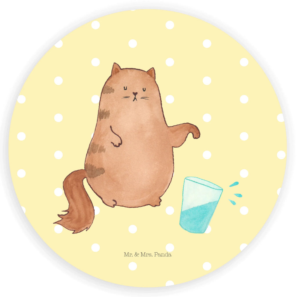 Rund Aufkleber Katze Wasserglas Sticker, Aufkleber, Etikett, Katze, Katzenmotiv, Katzenfan, Katzendeko, Katzenfreund, Katzenliebhaber, Katzenprodukte, Katzenartikel, Katzenaccessoires, Katzensouvenirs, Katzenliebhaberprodukte, Katzenmotive, Katzen, Kater, Mietze, Cat, Cats, Katzenhalter, Katzenbesitzerin, Haustier, Wasser, Glas