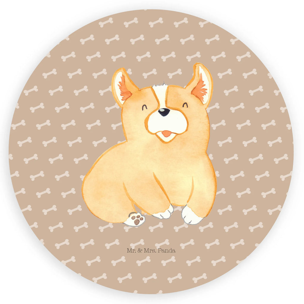 Rund Aufkleber Corgie Sticker, Aufkleber, Etikett, Hund, Hundemotiv, Haustier, Hunderasse, Tierliebhaber, Hundebesitzer, Sprüche, Corgie, Welsh Corgie Pembroke, britisch, Motivation, Spruch, Hundespruch, Lebensfreude