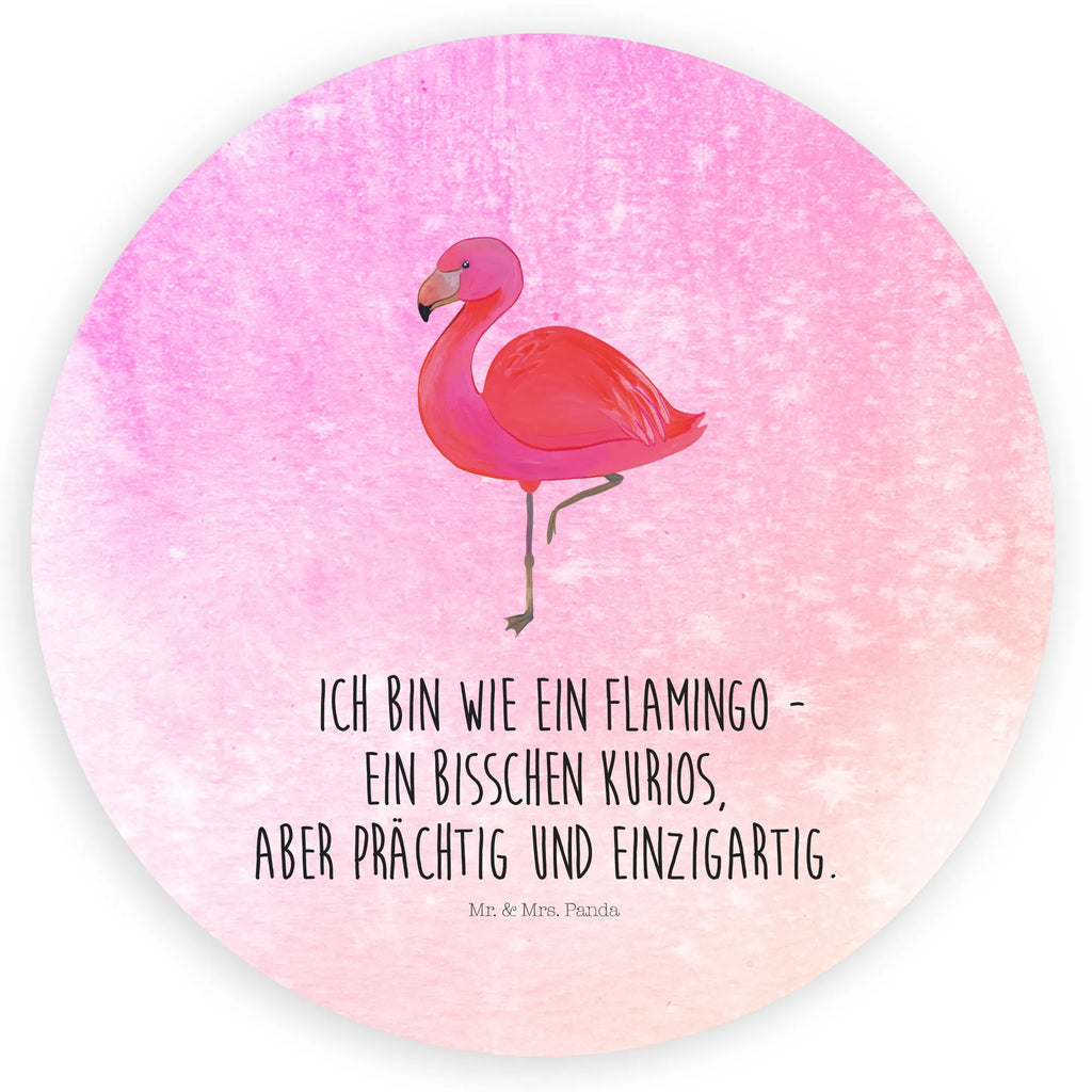 Rund Aufkleber Flamingo classic Sticker, Aufkleber, Etikett, Flamingo, Einzigartig, Selbstliebe, Stolz, ich, für mich, Spruch, Freundin, Freundinnen, Außenseiter, Sohn, Tochter, Geschwister