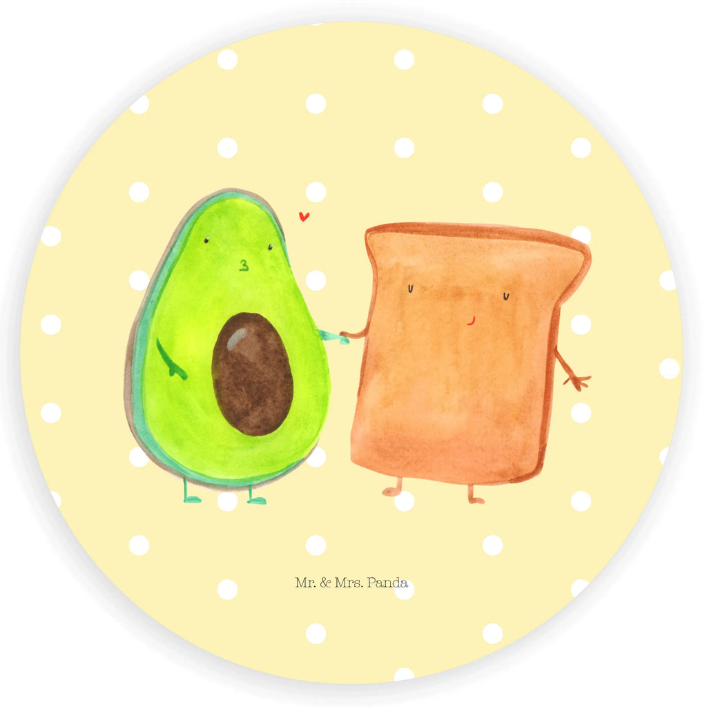 Rund Aufkleber Avocado + Toast Sticker, Aufkleber, Etikett, Avocado, Veggie, Vegan, Gesund, Toast, Toastbrot, Liebespaar, Pärchen, Freund, Freundin, Verlobt, Verlobungsparty, Hochzeit, Hochzeitsgeschenk, Jahrestag, Jahrestagsgeschenk