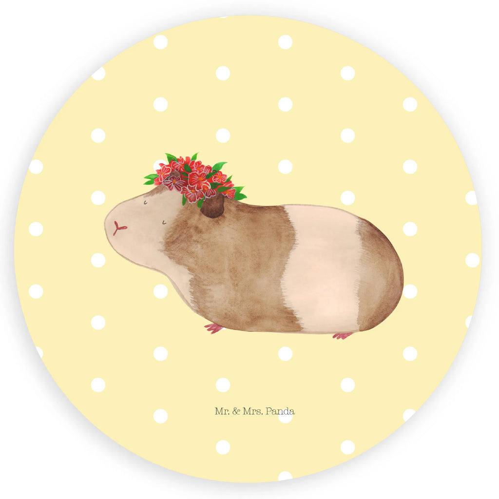 Rund Aufkleber Meerschweinchen weise Sticker, Aufkleber, Etikett, Tiermotive, Gute Laune, lustige Sprüche, Tiere, Meerschweinchen, Meerie, Meeries, Wunder, Blumenkind, Realität, Spruch, Weisheit, Motivation, Wunderland