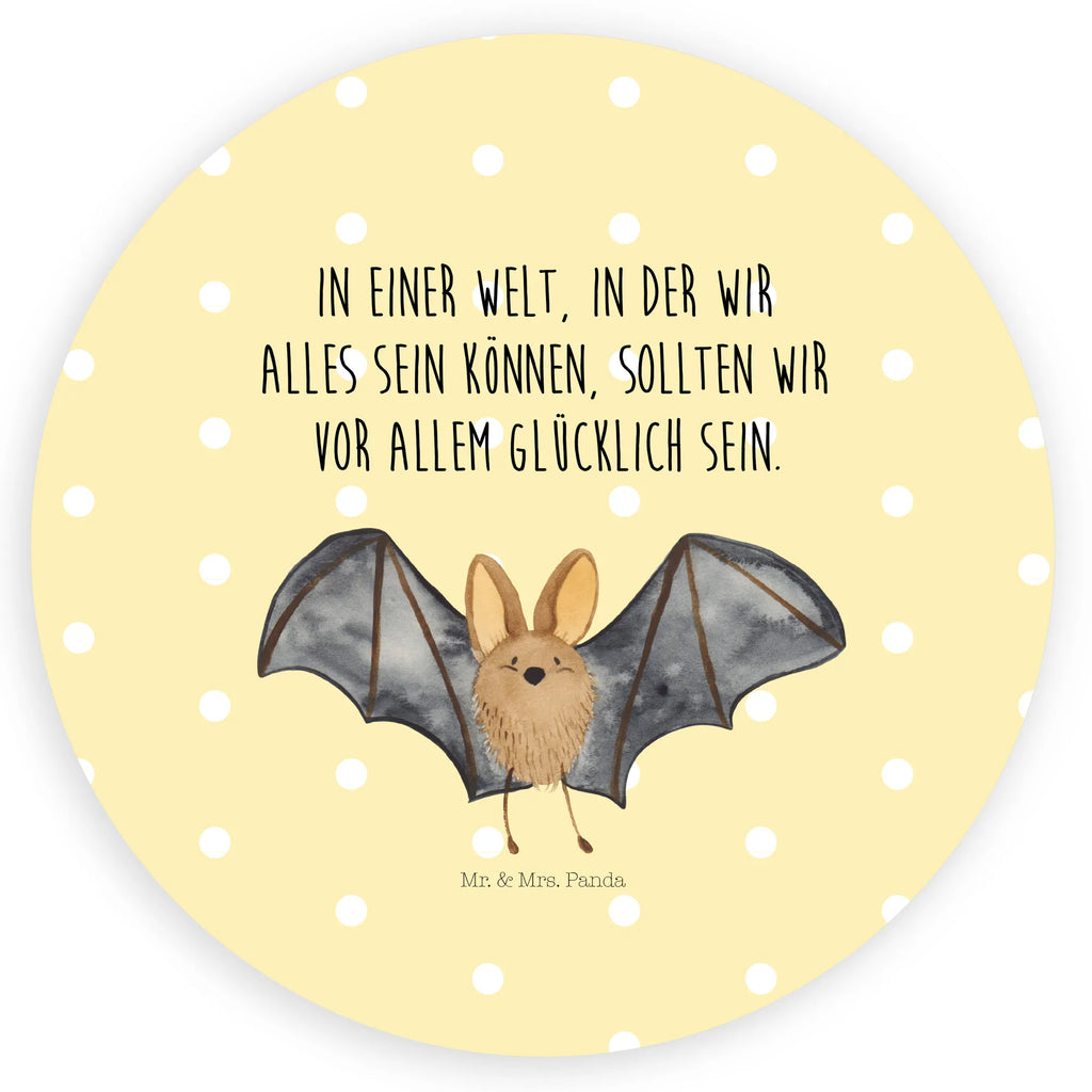 Rund Aufkleber Fledermaus Flügel Sticker, Aufkleber, Etikett, Tiermotive, Gute Laune, lustige Sprüche, Tiere