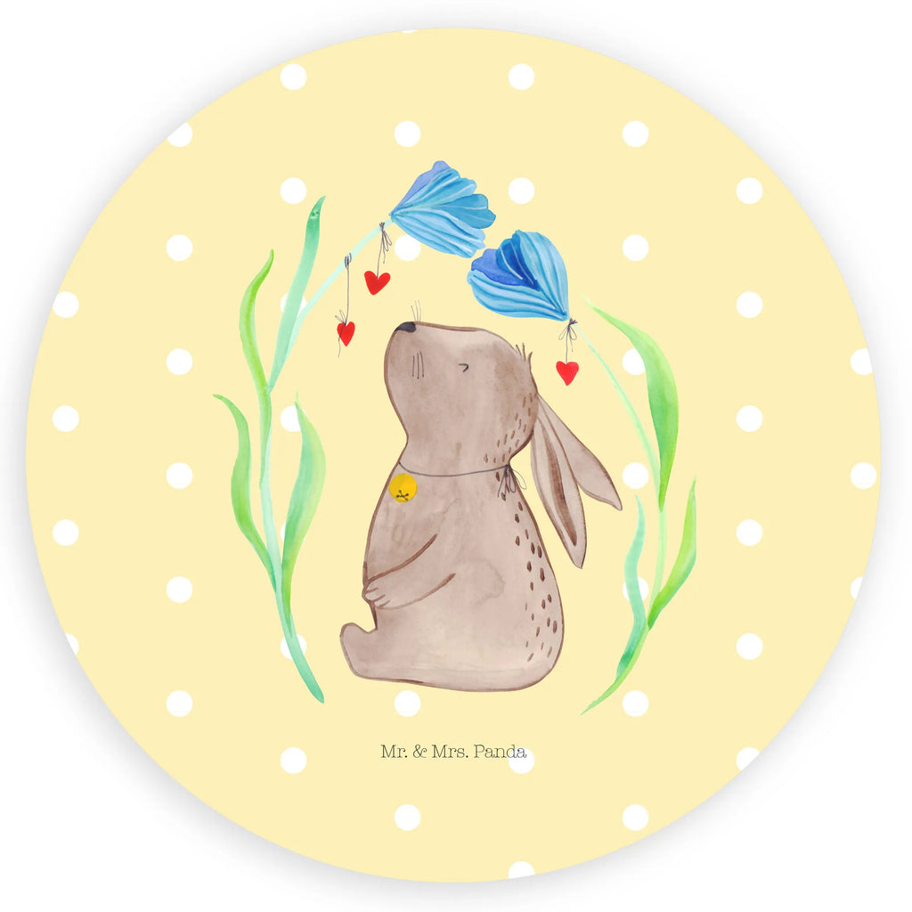 Rund Aufkleber Hase Blume Sticker, Aufkleber, Etikett, Ostern, Osterhase, Ostergeschenke, Osternest, Osterdeko, Geschenke zu Ostern, Ostern Geschenk, Ostergeschenke Kinder, Ostern Kinder, Hase, Kaninchen, Kind, Taufe, Taufgeschenk, Geburt, Schwangerschaft, erstes Kind, Kindergeburtstag, Geburtstag, Hoffnung, Träume