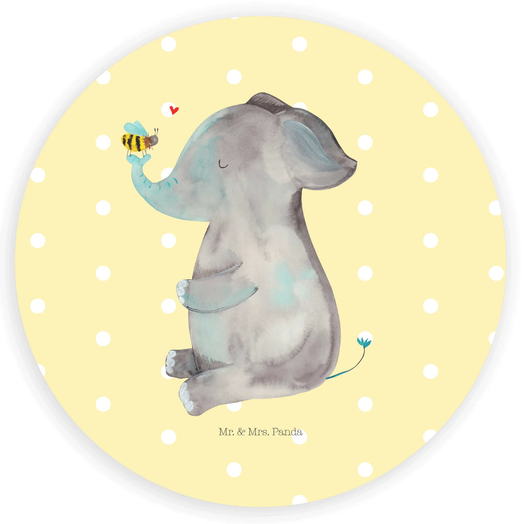 Rund Aufkleber Elefant & Biene Sticker, Aufkleber, Etikett, Tiermotive, Gute Laune, lustige Sprüche, Tiere, Elefant, Biene, Liebe, Liebesbeweis, Jahrestag, Liebesgeschenk, Heiratsantrag, Hochzeitsgeschenk, Liebesspruch