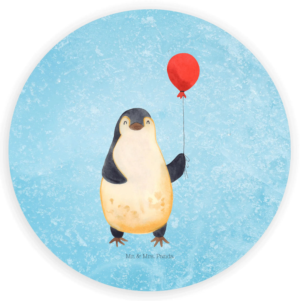 Rund Aufkleber Pinguin Luftballon Sticker, Aufkleber, Etikett, Pinguin, Pinguine, Luftballon, Tagträume, Lebenslust, Geschenk Freundin, Geschenkidee, beste Freundin, Motivation, Neustart, neues Leben, Liebe, Glück