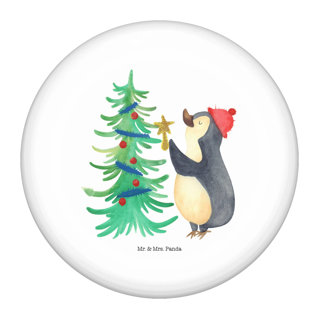 Button Pinguin Weihnachtsbaum 50mm Button, Button, Pin, Anstecknadel, Winter, Weihnachten, Weihnachtsdeko, Nikolaus, Advent, Heiligabend, Wintermotiv, Pinguin