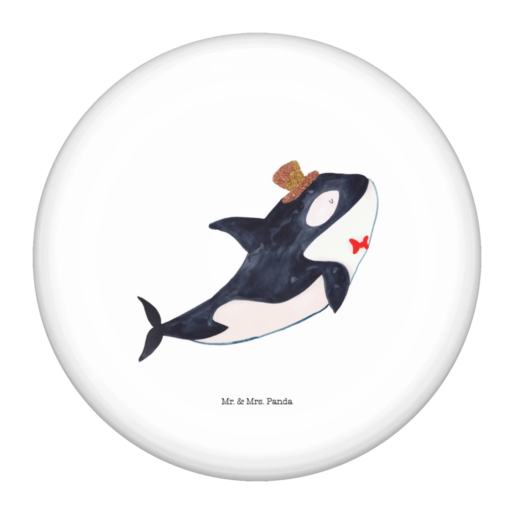 Button Orca Zylinder 50mm Button, Button, Pin, Anstecknadel, Meerestiere, Meer, Urlaub, Narwal, Glitter, Konfetti, Glitzer, Geburtstag, Feier, Fete, Fest, Glückwunsch, Orca