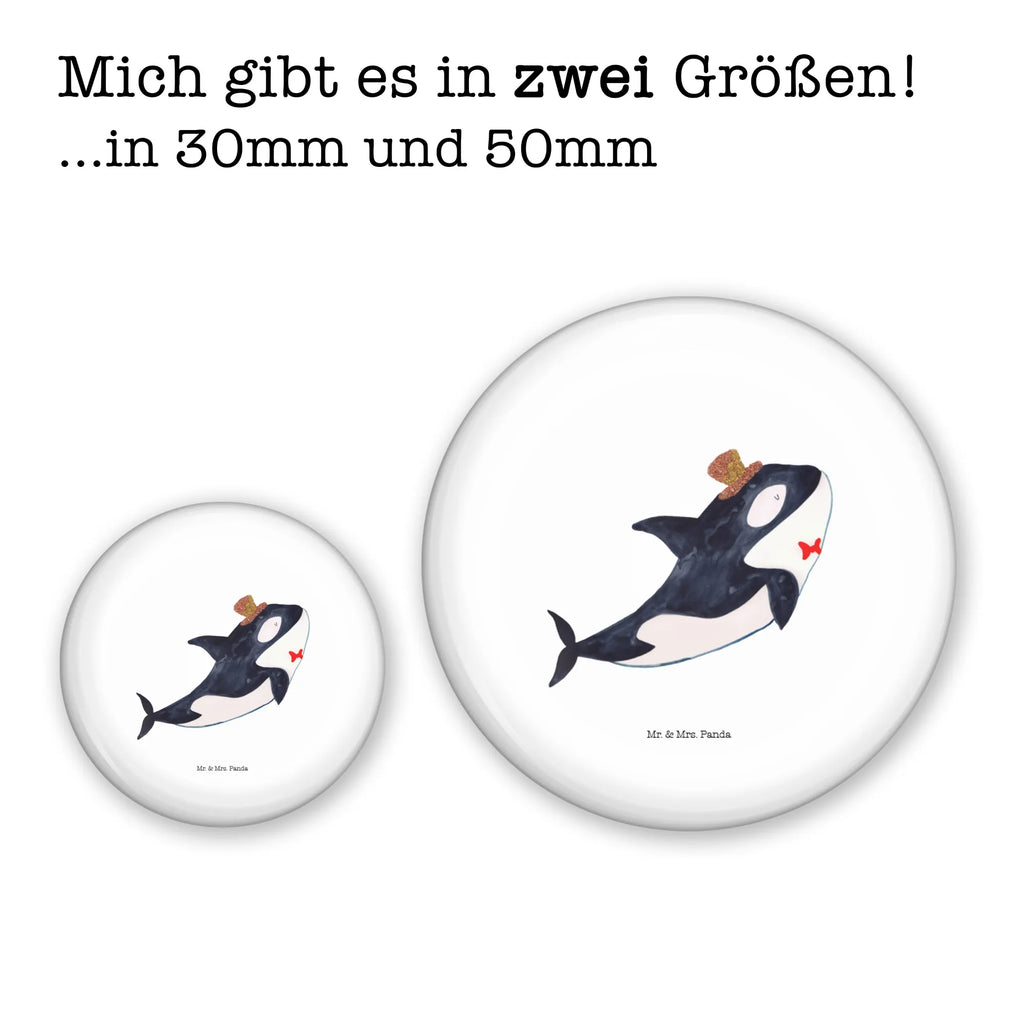 Button Orca Zylinder 50mm Button, Button, Pin, Anstecknadel, Meerestiere, Meer, Urlaub, Narwal, Glitter, Konfetti, Glitzer, Geburtstag, Feier, Fete, Fest, Glückwunsch, Orca