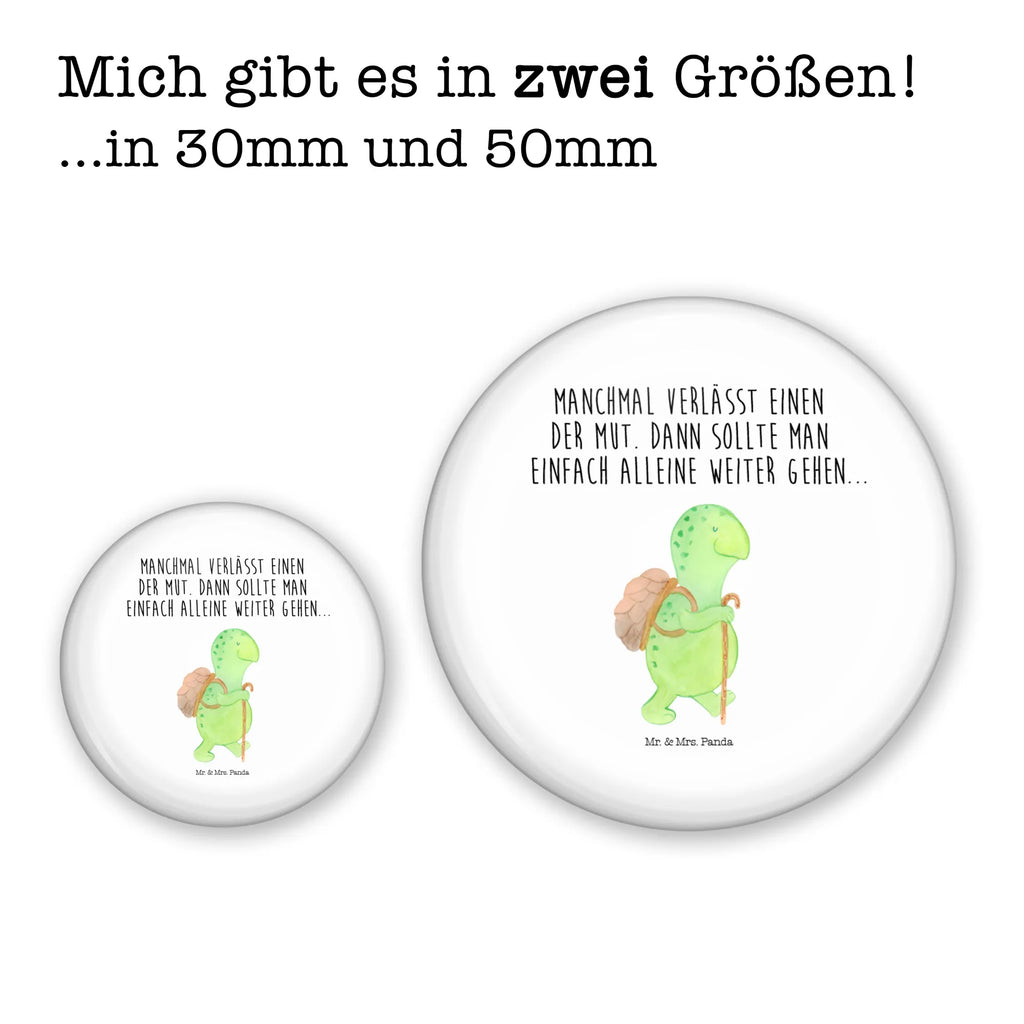 Button Schildkröte Wanderer 50mm Button, Button, Pin, Anstecknadel, Schildkröte, Schildkröten, Motivation, Motivationsspruch, Motivationssprüche, Neuanfang