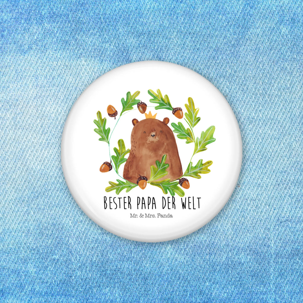 Button Bär König 50mm Button, Button, Pin, Anstecknadel, Bär, Teddy, Teddybär, Papa, Papa Bär, bester Vater, bester Papa, weltbester Papa, Vatertag, Vater, Dad, Daddy, Papi