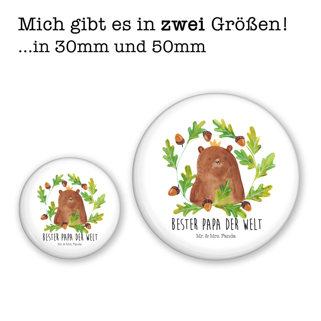 Button Bär König 50mm Button, Button, Pin, Anstecknadel, Bär, Teddy, Teddybär, Papa, Papa Bär, bester Vater, bester Papa, weltbester Papa, Vatertag, Vater, Dad, Daddy, Papi