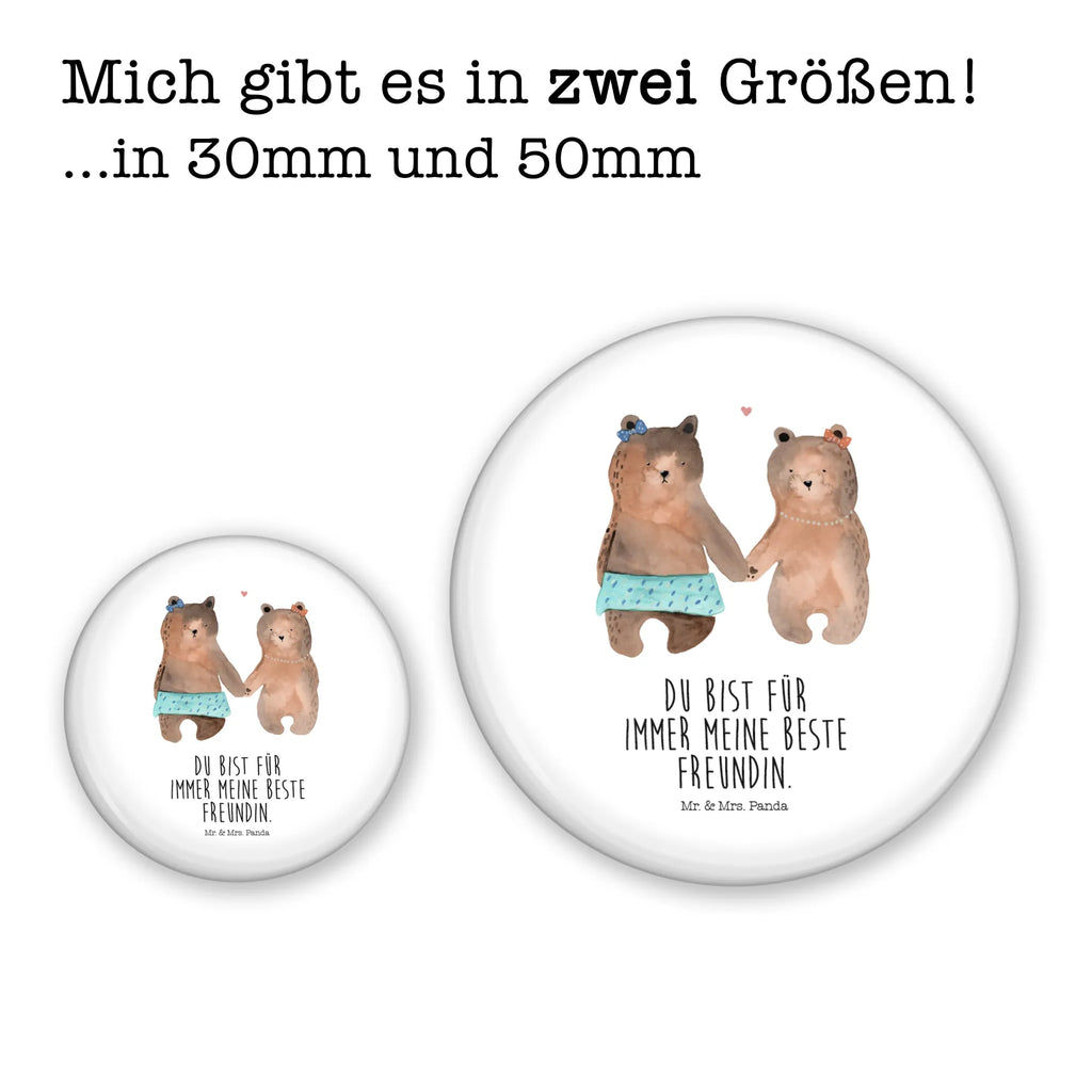 Button Bär Freundin 50mm Button, Button, Pin, Anstecknadel, Bär, Teddy, Teddybär, Bär Freundin Beste Freund Liebe Liebesbeweis Verliebt Kumpel Kumpeliene