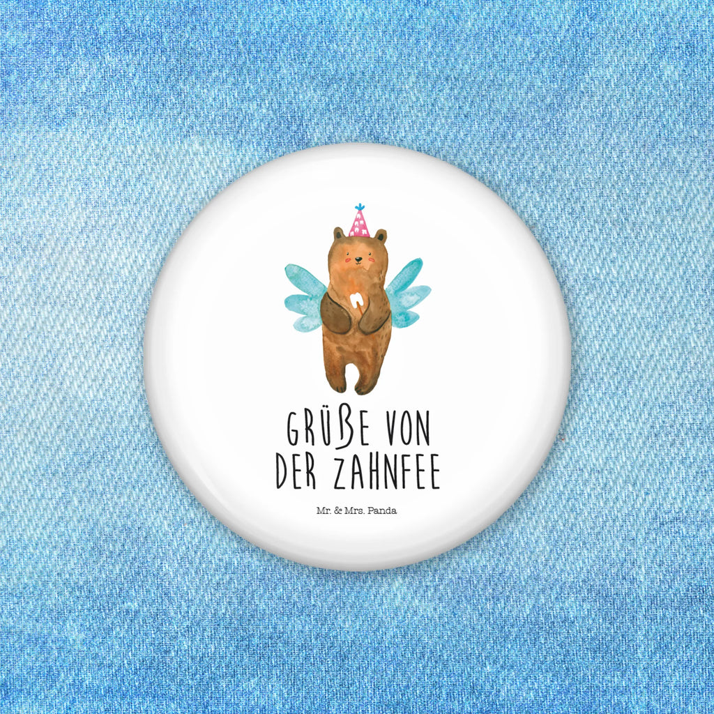 Button Zahnfee Bär 50mm Button, Button, Pin, Anstecknadel, Bär, Teddy, Teddybär, Zahnfee, Fee, Milchzahn, Erster Zahn