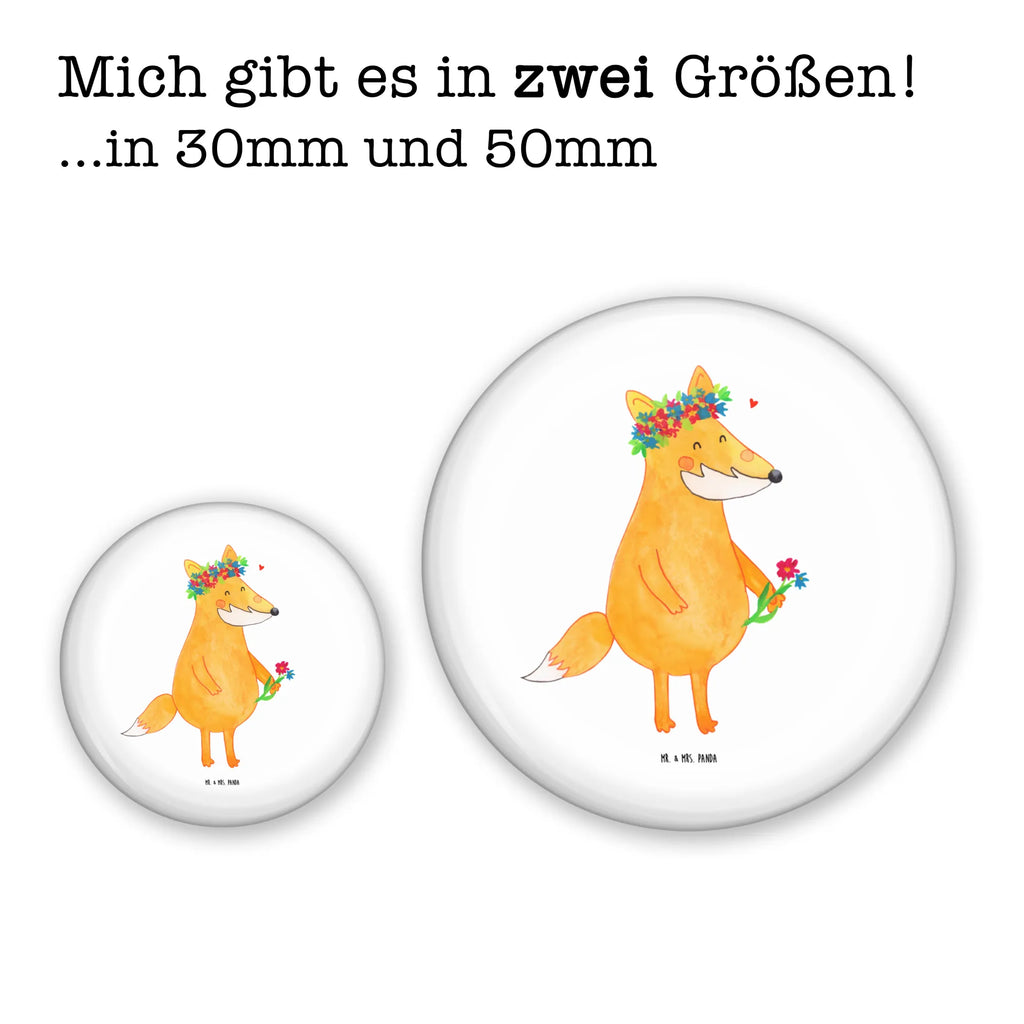 Button Fuchs Blumenliebe 50mm Button, Button, Pin, Anstecknadel, Fuchs, Füchse, Fox, Liebe, Freundin, Fuchsmädchen, Blumenmädchen, Freundinnen, Liebesbeweis, Blume, Blumen, Motivation, Freude, ich, mich, Selbstliebe