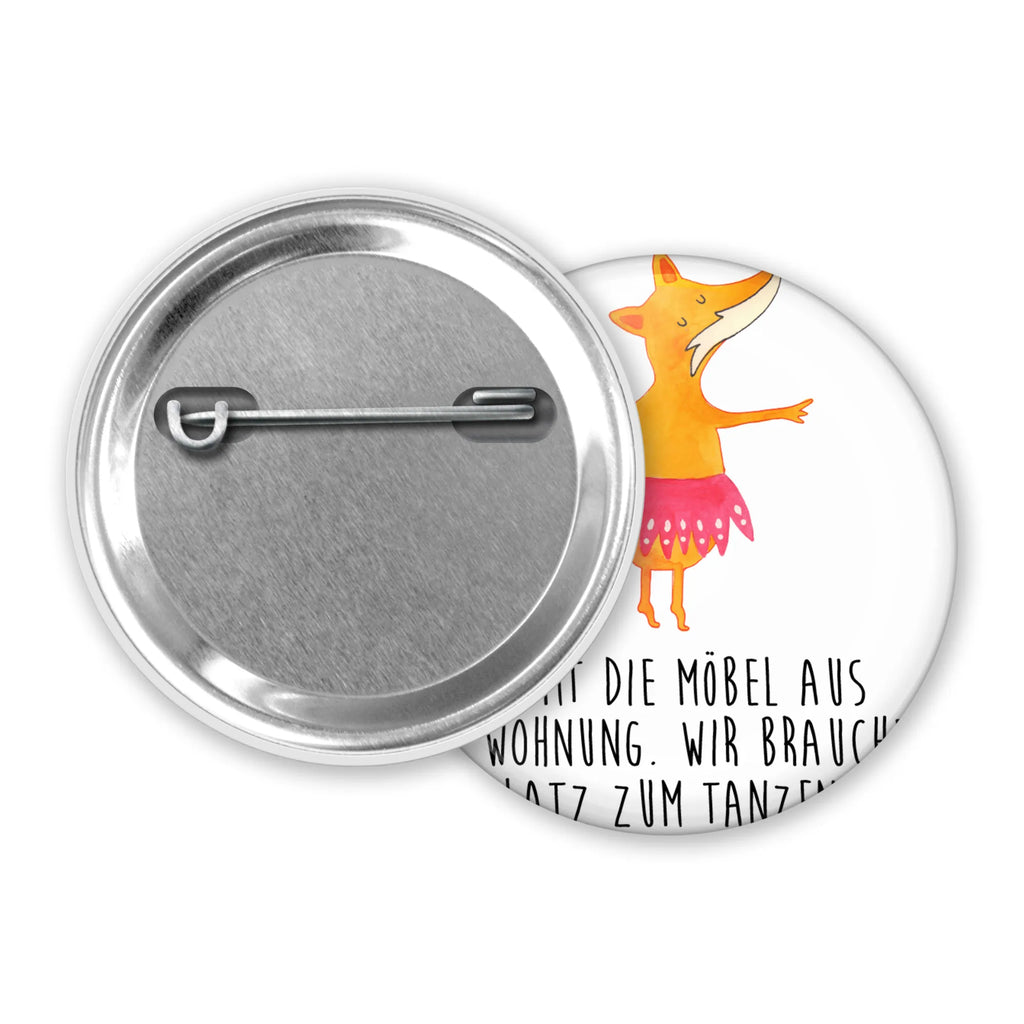 Button Fuchs Ballerina 50mm Button, Button, Pin, Anstecknadel, Fuchs, Fuchs Spruch, Füchse, Füchsin, Ballerina, Ballett, Tänzerin, Tanzen, Party, Einladung, Geburtstag