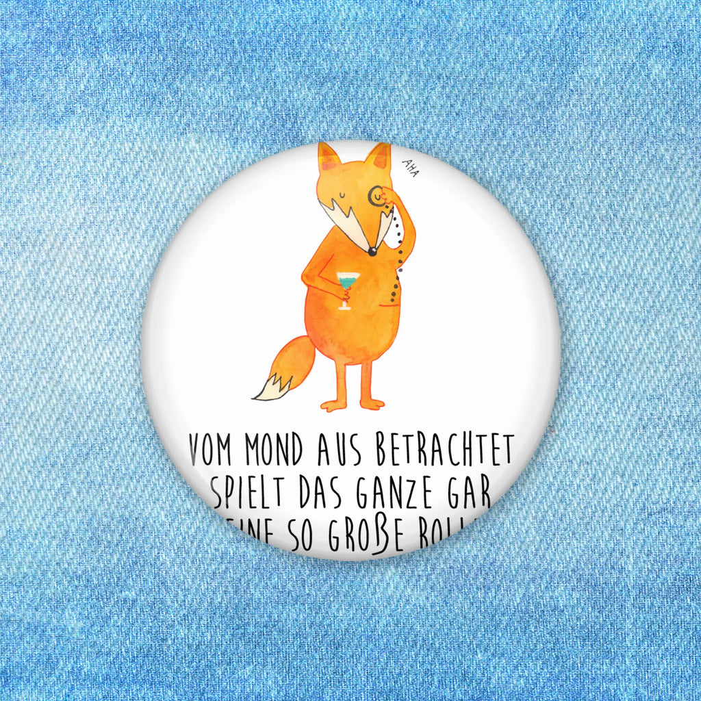 Button Fuchs Lord 50mm Button, Button, Pin, Anstecknadel, Fuchs, Füchse, tröstende Worte, Spruch lustig, Liebeskummer Geschenk, Motivation Spruch, Problemlösung