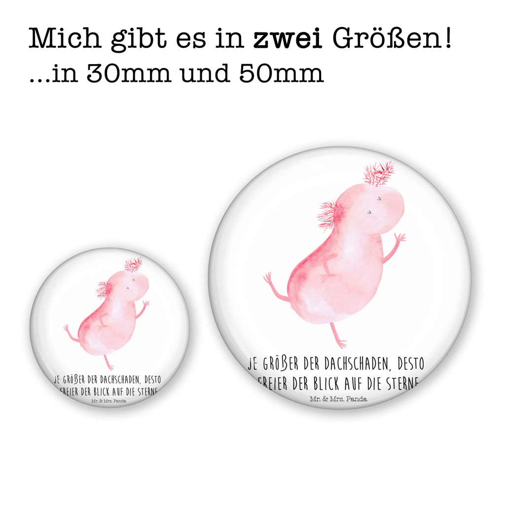 Button Axolotl tanzt 50mm Button, Button, Pin, Anstecknadel, Axolotl, Molch, Axolot, Schwanzlurch, Lurch, Lurche, Dachschaden, Sterne, verrückt, Freundin, beste Freundin