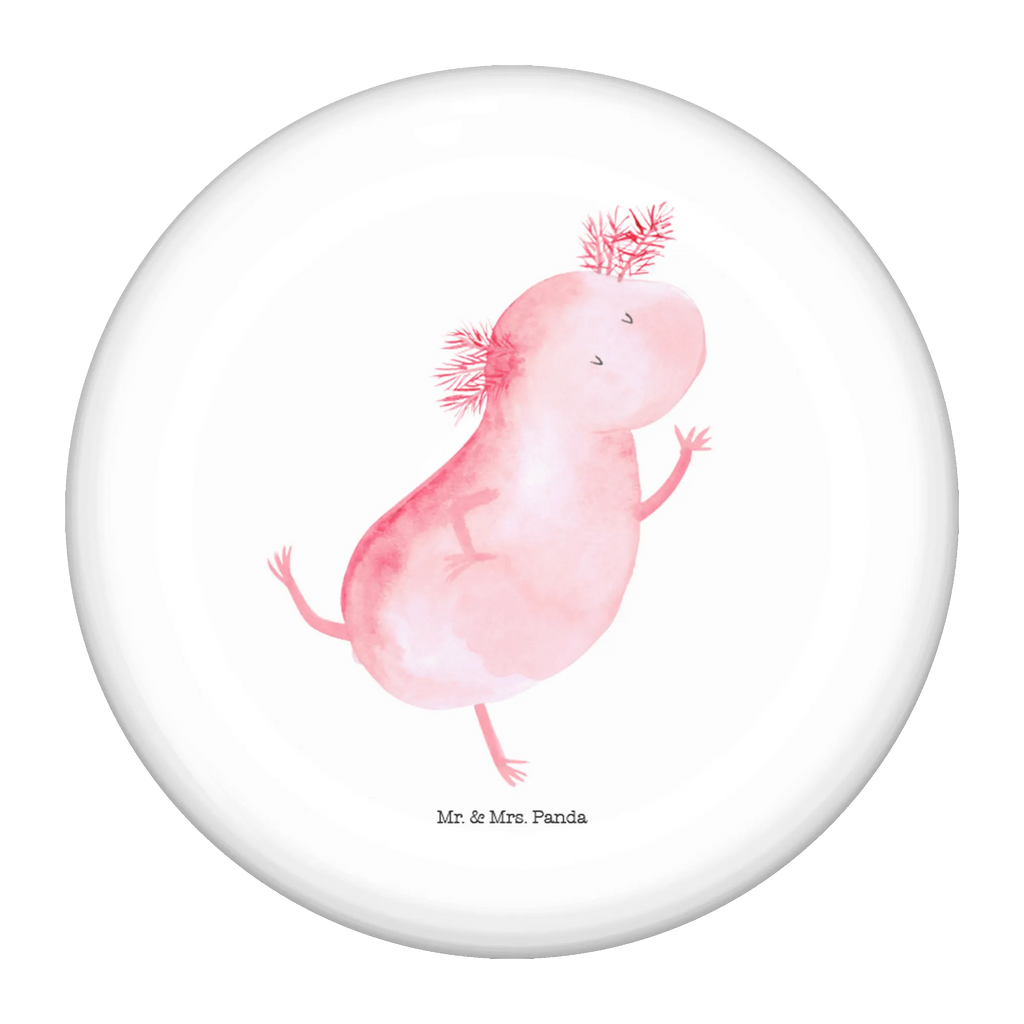 Button Axolotl tanzt 50mm Button, Button, Pin, Anstecknadel, Axolotl, Molch, Axolot, Schwanzlurch, Lurch, Lurche, Dachschaden, Sterne, verrückt, Freundin, beste Freundin