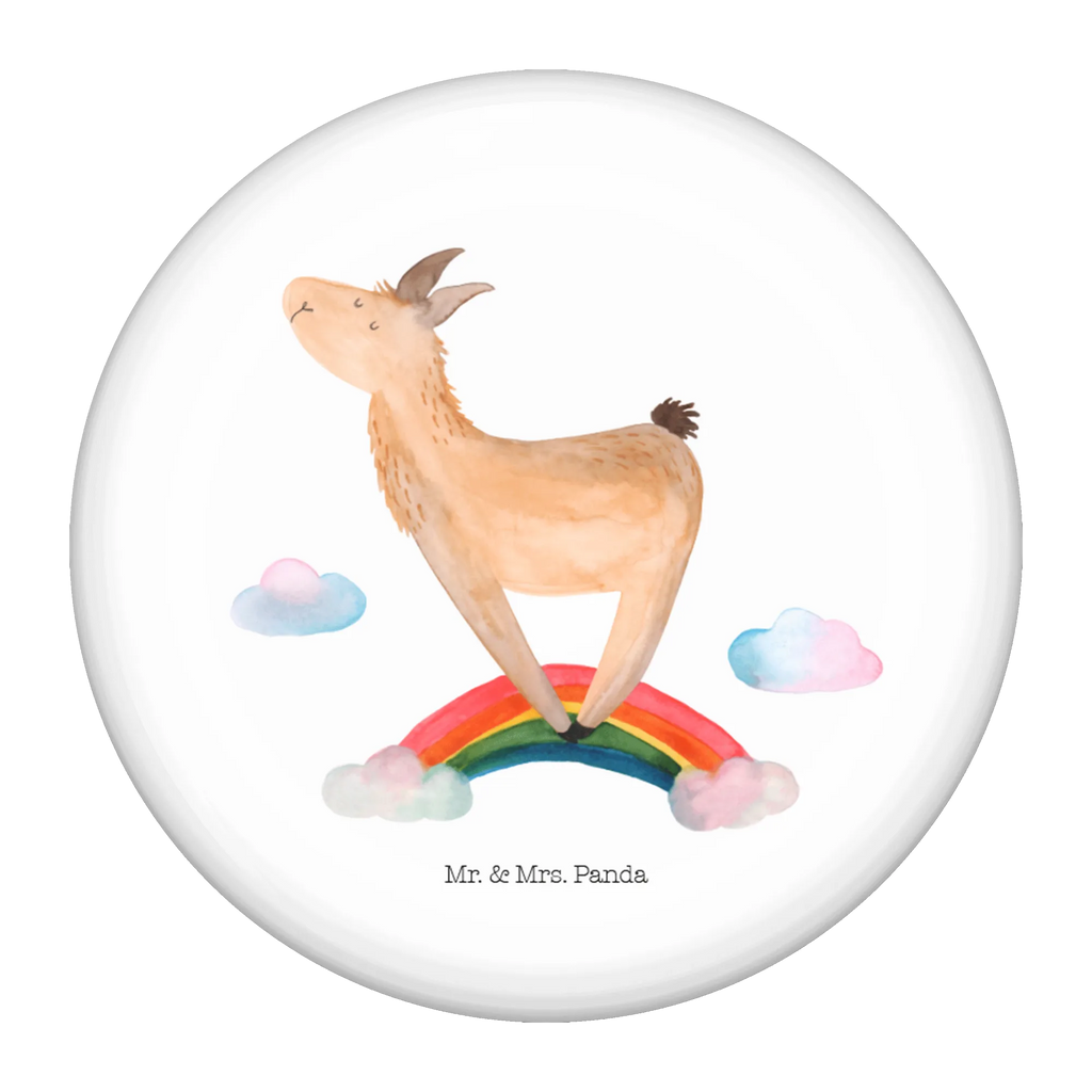 Button Lama Regenbogen 50mm Button, Button, Pin, Anstecknadel, Lama, Alpaka, Lamas, Regenbogen, Haters gonna hate, Haters, Selbstständig, Außenseiter, Schule, Abi, Hobby, Wolkenland, Freiheit