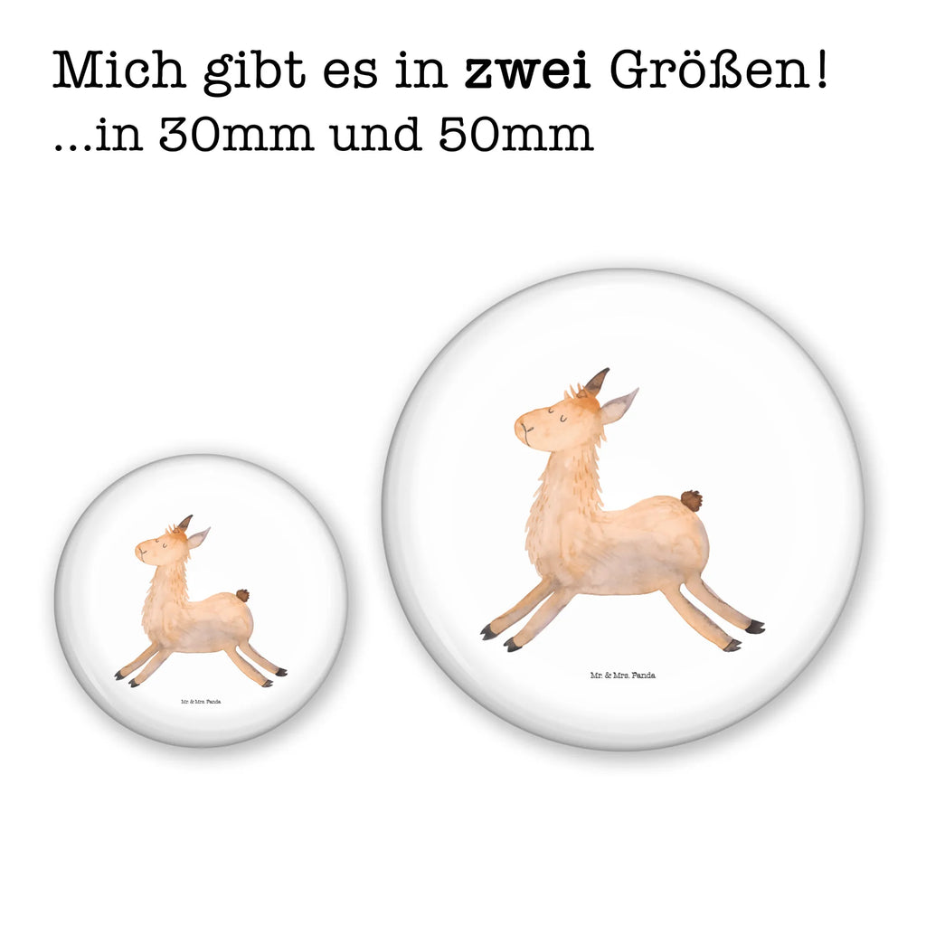 Button Lama springend 50mm Button, Button, Pin, Anstecknadel, Lama, Alpaka, Lamas, Lieblingstag, Happy day, fröhlich, Glück, Freundin, Liebeskummer, Neustart, guten Morgen, Start, Prüfung, Abitur