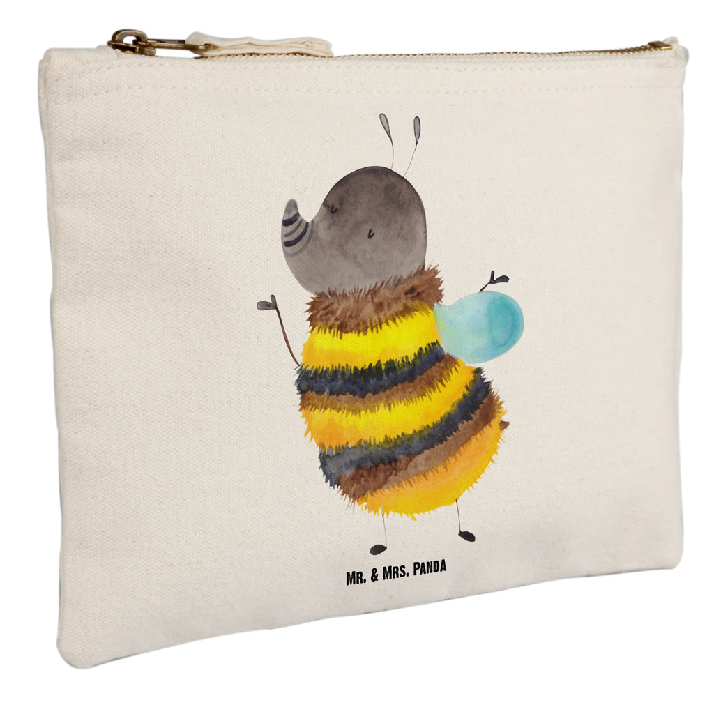 Schminktasche Hummel flauschig Schminktasche, Kosmetiktasche, Kosmetikbeutel, Stiftemäppchen, Etui, Federmappe, Makeup, XXL, Schminketui, Kosmetiketui, Schlamperetui, Tiermotive, Gute Laune, lustige Sprüche, Tiere, Hummel, Flauschig, Biene, Blume, Natur