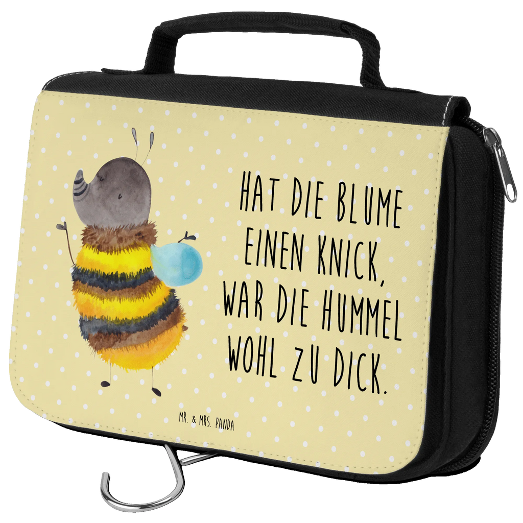 Kulturbeutel Hummel flauschig Kulturbeutel, Zum Aufhängen, Waschtasche, Kosmetiktasche, Damen, Herren, Aufbewahrungstasche, Schminktasche, Kosmetikbeutel, Organizer, Kulturtasche, Schminkutensil, Tiermotive, Gute Laune, lustige Sprüche, Tiere, Hummel, Flauschig, Biene, Blume, Natur